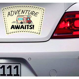 Autosticker nederlands Auto sticker adventure awaits