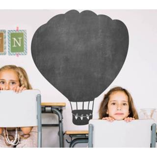 👉 Muursticker nederlands kinderen Kinderkamer luchtballon krijtbord