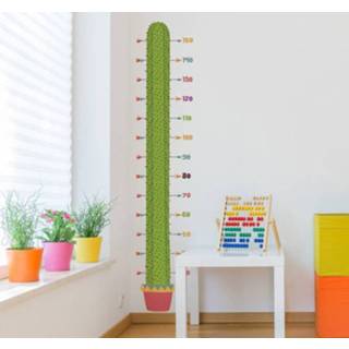 👉 Kindersticker nederlands kinderen Kinder sticker cactus groeimeter