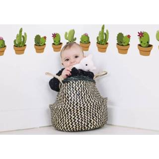 👉 Muursticker nederlands kinderen Kinderkamer cactus collectie
