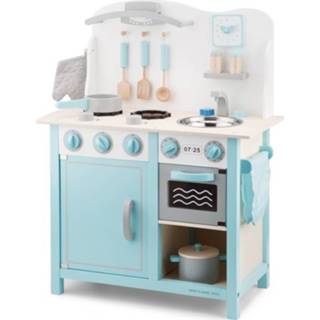 👉 Blauw wit New Classic Toys Keukentje Bon Appetit met 8718446110635