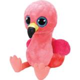 👉 Knuffel Polyester#Pluche Pluche#Polyester stof roze XL Ty Beanie Boo flamingo Gilda - 42 cm 8421368921