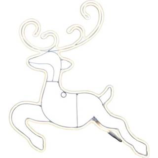 👉 Wit kunststof warmwit Rendier silhouet NeoLED voor buiten