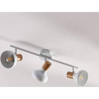 👉 Plafondlamp wit a++ metaal metalen Fridolin - met 3 lampen