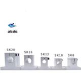 Shaft High quality 4pcs SK8 8mm/SK10 10mm/SK12 12mm/SK16 16mm/SK20 20mm Support Linear Rod CNC Router