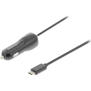 👉 Autolader zwart active 3.0 A USB-C 1M