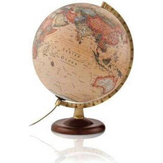 👉 Atmosphere Globe Diameter 30 Cm Uitvoeringantieke Wereld En Walnoten Voet 9788791597268