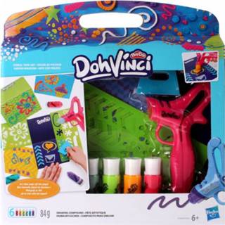 👉 Roze Play-Doh DohVinci Stencil your Art 11-delig 5010993514779
