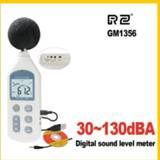 👉 Software RZ New Digital Sound Level Meter Meters Noise Tester GM1356 30-130dB LCD A/C FAST/SLOW dB screen USB +