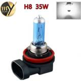 👉 Hoofdlamp wit H8 35W Halogen Bulbs super white Headlights fog lamps light running Car Source parking 6000K 12V High Power