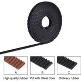 👉 Riem steel PU 2/5meter GT2-6mm Open Timing Belt Width 6mm 10mm GT2 With Core 2GT For Reprap 3D Printer Parts