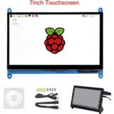 👉 Monitor 7 inch Raspberry Pi 3 Model B+ LCD Display Touch Screen 1024*600 800*480 HDMI TFT + Holder Case for