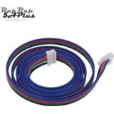 👉 Stepper Motor 6pin PH2.0 to 4pin XH2.54 4 lead Wire 1 Meter length Extension Cord 3D Printer Parts