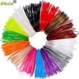 👉 Pencil plastic Dikale 3D Printing Material 3m x 12 colors Pen Filament PLA 1.75mm Refill For Impresora Drawing Printer