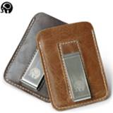 Wholesale Genuine Leather Money Clip Metal Men Card Pack Slim Bills Cash Clips Clamp for Money Thin Billfold Holder Cheap NEW