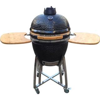 👉 The Garden Club Kamado Grill 21 inch Keramische Barbecue - Zwart