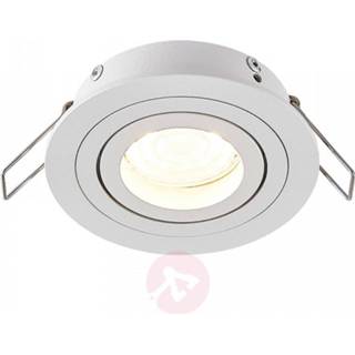 👉 Inbouw lamp metaal wit a++ Inbouwlamp Enne in ronde vorm,