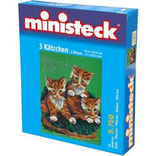 👉 Ministeck 3 Katten, ca. 9700 stukjes