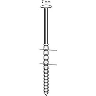 👉 RVS active Dutack Fasteners 5232029 Rolspijkers - Geringd Lenskop 2,5 x 50mm (9000st) 8712008078876