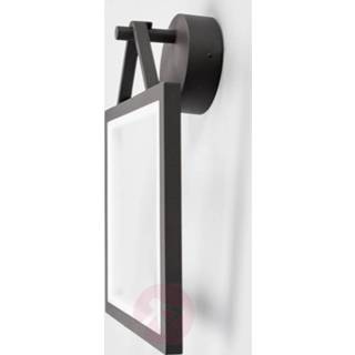 👉 Buiten wandlamp a+ warmwit grafietgrijs aluminium Framevormige LED buitenwandlamp Mirco