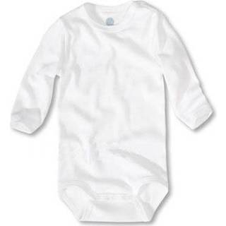 👉 Sanetta  Baby Romper 1/1 Arm wit - Wit - Gr.Kindermode (2 - 6 jaar) - Jongen/Meisjes
