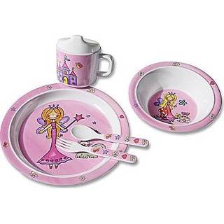 👉 Servies melamine meisjes Bieco set – Prinsesje 5-delig 4005544002653
