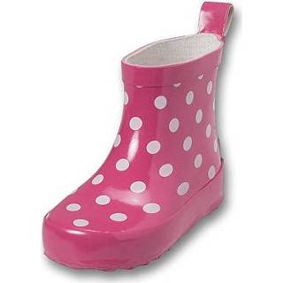 👉 Playshoes  RUBBERLAARZEN laag roze/stippen PVC-vrij - Gr.21 - Meisjes