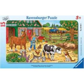 Puzzel Ravensburger Het leven op de boerderij 15 stukjes 06035 4005556060351