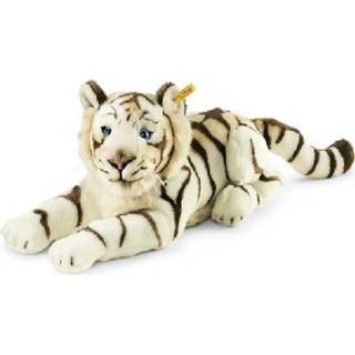 👉 Witte Steiff Bharat, de teiger 43 cm, liggend 4001505066153