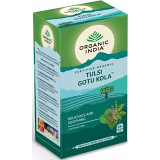 👉 Tulsi eten Organic India Thee Gotu Kola 801541500215