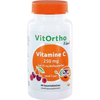 👉 Vitamine gezondheid kinderen VitOrtho Kind C 250mg Kauwtabletten 8717056141046