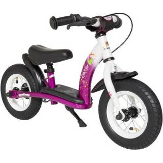 👉 Loop fiets paars meisjes wit Star Trademarks BIKESTAR® Loopfiets 10'' Berry-wit - 4260184713042