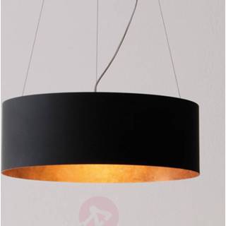 👉 Hang lamp aluminium warmwit zwart a+ Marco Pagnoncelli ICONE Olimpia LED hanglamp, zwart-koper
