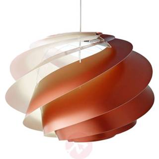 👉 Hang lamp kunststof koper a++ warmwit Ivind Slaatto LE KLINT Swirl 1 - koperkleurige hanglamp