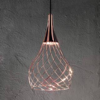 👉 Hang lamp metaal warmwit a+ koper Functionele LED hanglamp Mongolfier_P1