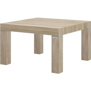 👉 Vierkante salontafel eiken MDF Hout Kiwi 80x80 cm - Sonoma