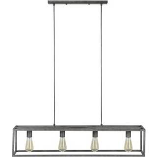 👉 Hanglamp zilver metaal Oud 4L Cubic 98 cm breed -