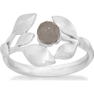 👉 Maan steen zilver active vrouwen 54 grijze grijs Rabinovich 71103056 Ring mat met maansteen Maat 7439646065013