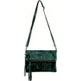 👉 Clutch groene croco tas Eloena