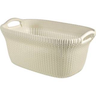 👉 Wasmand wit Curver knit 40 liter Oasis white 3253923677010 2900045541019
