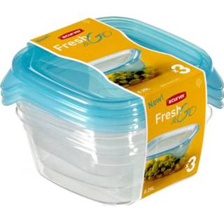 Curver Fresh&Go vershouddozen vierkant Vershouddoos Curver Set Fresh&Go vershouddozen vierkant 3 x 0,2 3253928557034 2900035483015