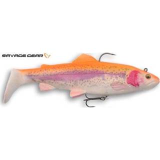👉 Golden albino Savage Gear 4D trout rattle shad - 12.5 cm 5706301574060