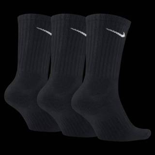 👉 Sokken zwart s unisex Nike Value Cotton Crew (3 paar) -