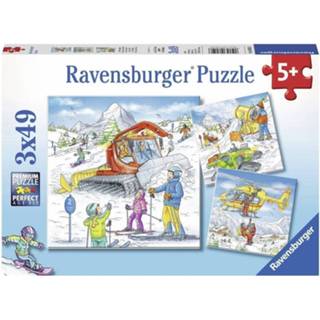 Puzzel Ravensburger 3x49 Op de skipiste 4005556080526