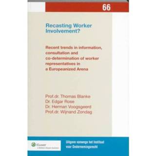 👉 Recasting Worker Involvement Uitgaven Vanwege Het Instituut Voor Ondernemingsrecht 9789013063295