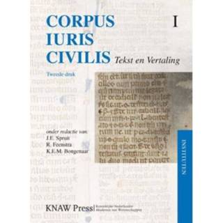 👉 Corpus Iuris Civilis 1 Instituten 9789069845531