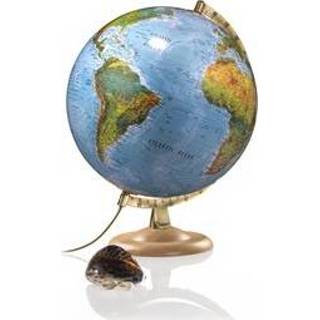👉 Atmosphere Globe Model 30 Cm Globe Verlicht Blauwe Oceaan Nederlandstalig B4