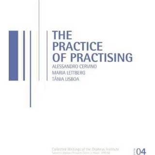 👉 The Practice Of Practising Orpheus Instituut - Alessandro Cervino 9789058678485