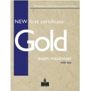 👉 Goud New First Certificate Gold - Sally Burgess 9780582777163