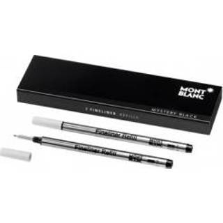 👉 Fineliner zwart vulling Montblanc Voor De Kleur Mystery Black Schrijfdikte Breed 4017941591296